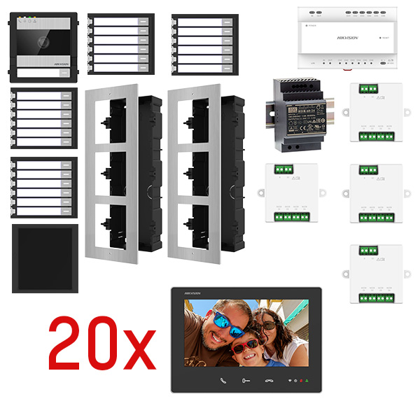 Video komplet 2-wire HD 20 stanova