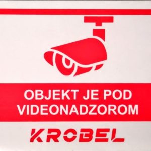 Naljepnica prostor je pod video nadzorom